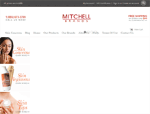 Tablet Screenshot of mitchellbrands.com